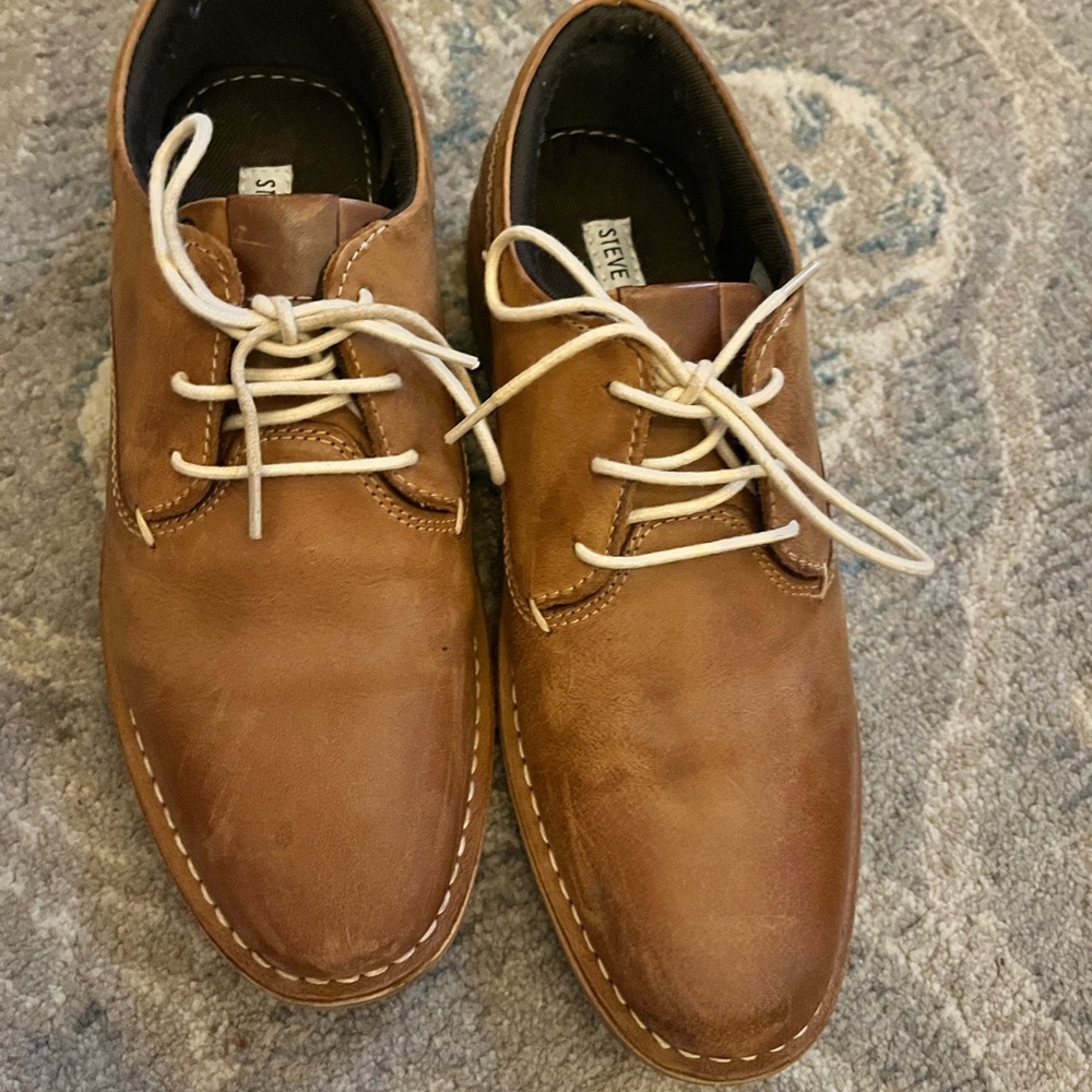 Steve Madden Men's Brown Leather Shoes